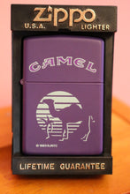 Load image into Gallery viewer, 1993 Zippo Camel Lighter Purple Desert Sunset Sealed
