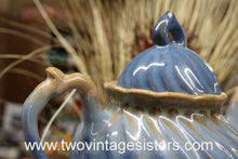 Load image into Gallery viewer, Home Essentials And Beyond Reactive Collection Blue Gold Tea Pot
