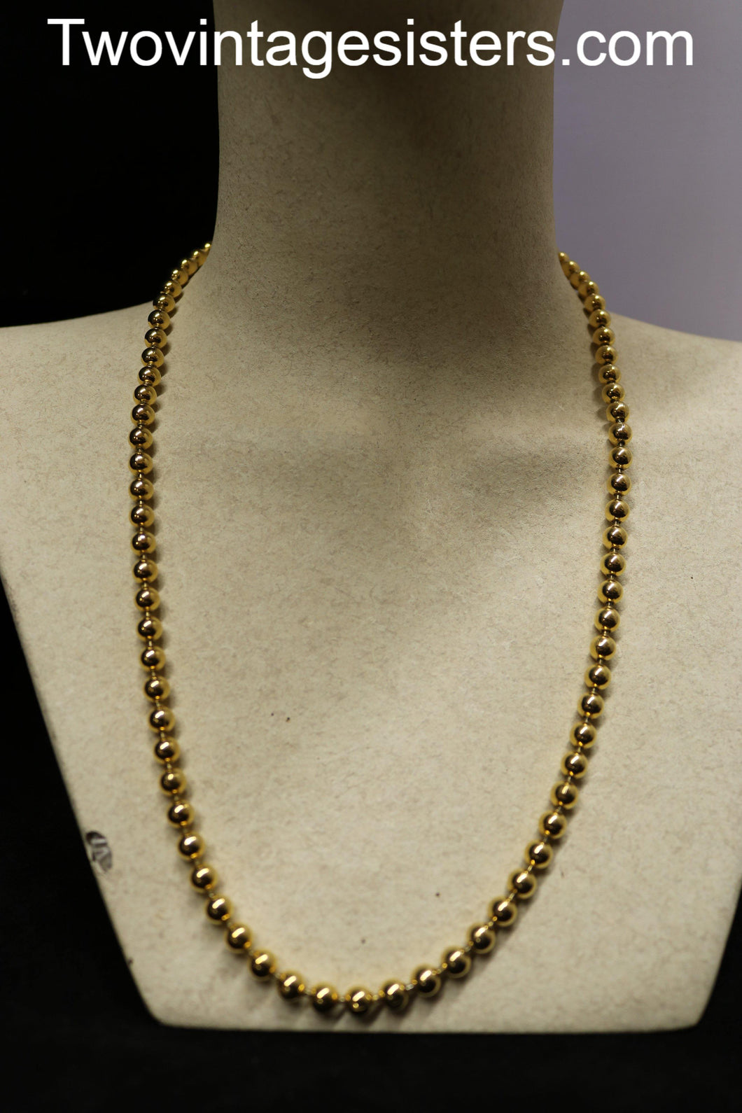 Premier Designs Gold Beaded Necklace 