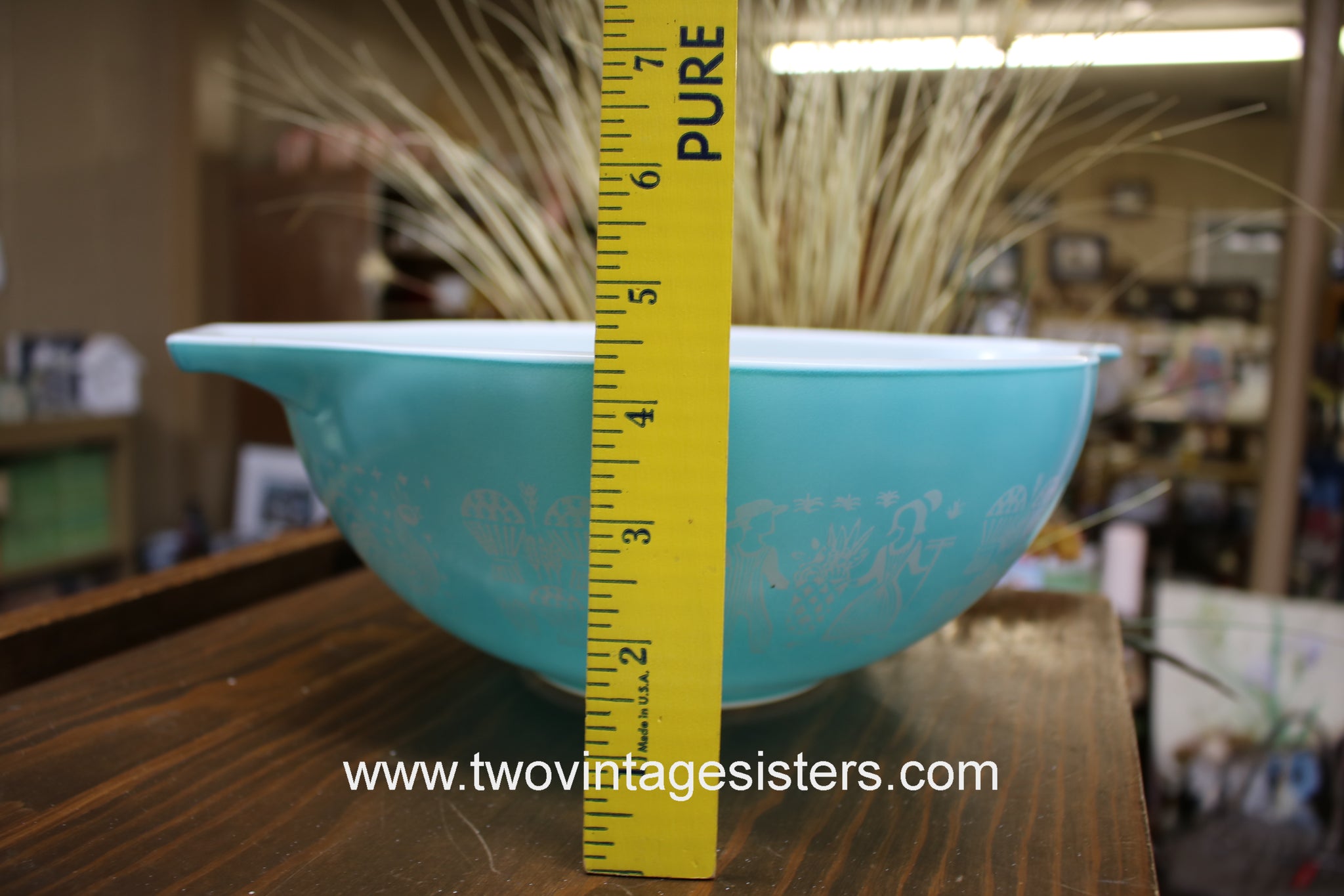 Pyrex turquoise bowl best sale