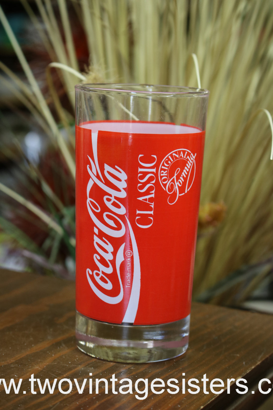 Coca-Cola Classic Vintage Glass Cup