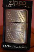 Load image into Gallery viewer, Zippo Gold Brass Lighter Etched FAM
