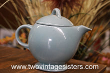 Load image into Gallery viewer, Ceramic One Cup Aqua Blue Teapot Vintage
