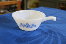 Load image into Gallery viewer, Anchor Hocking Fire King Blue Cornflower Vintage Soup Cereal Bowl Milk Glass
